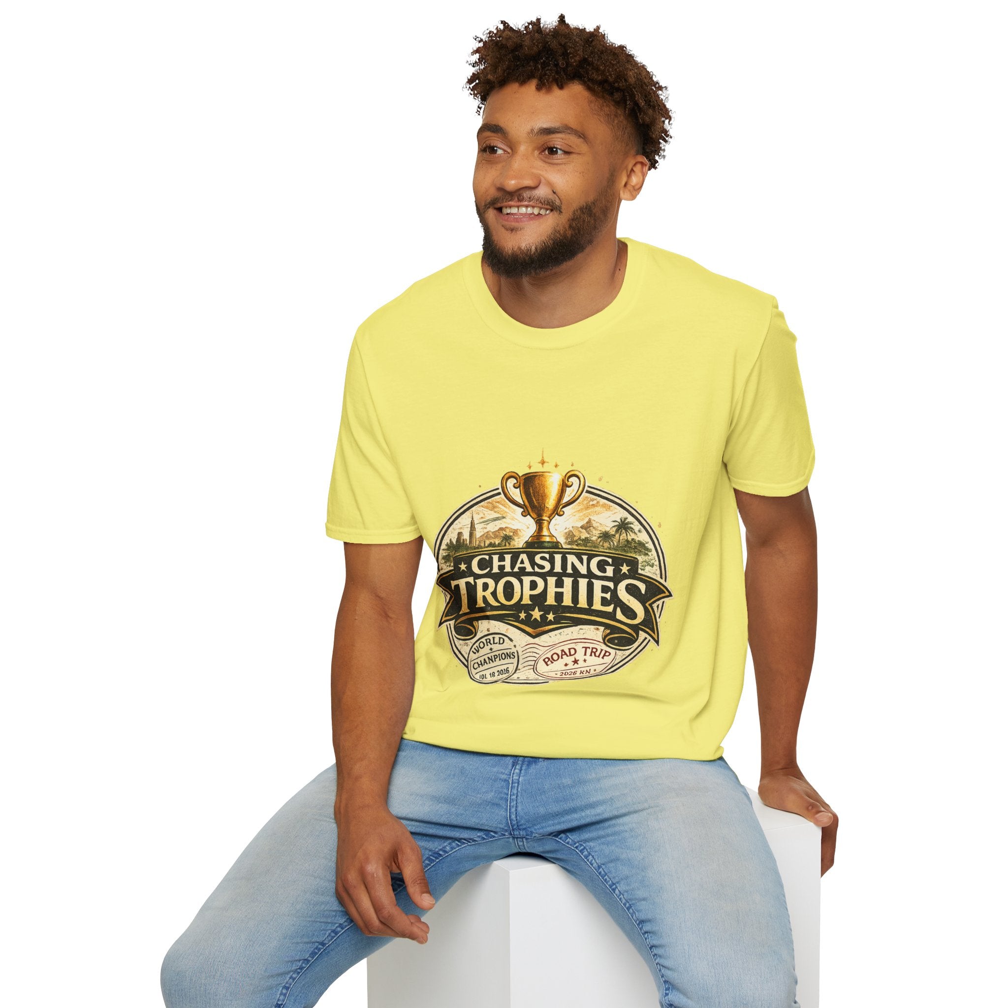 T-Shirt — Chasing Trophies Vintage Trophy Graphic Tee