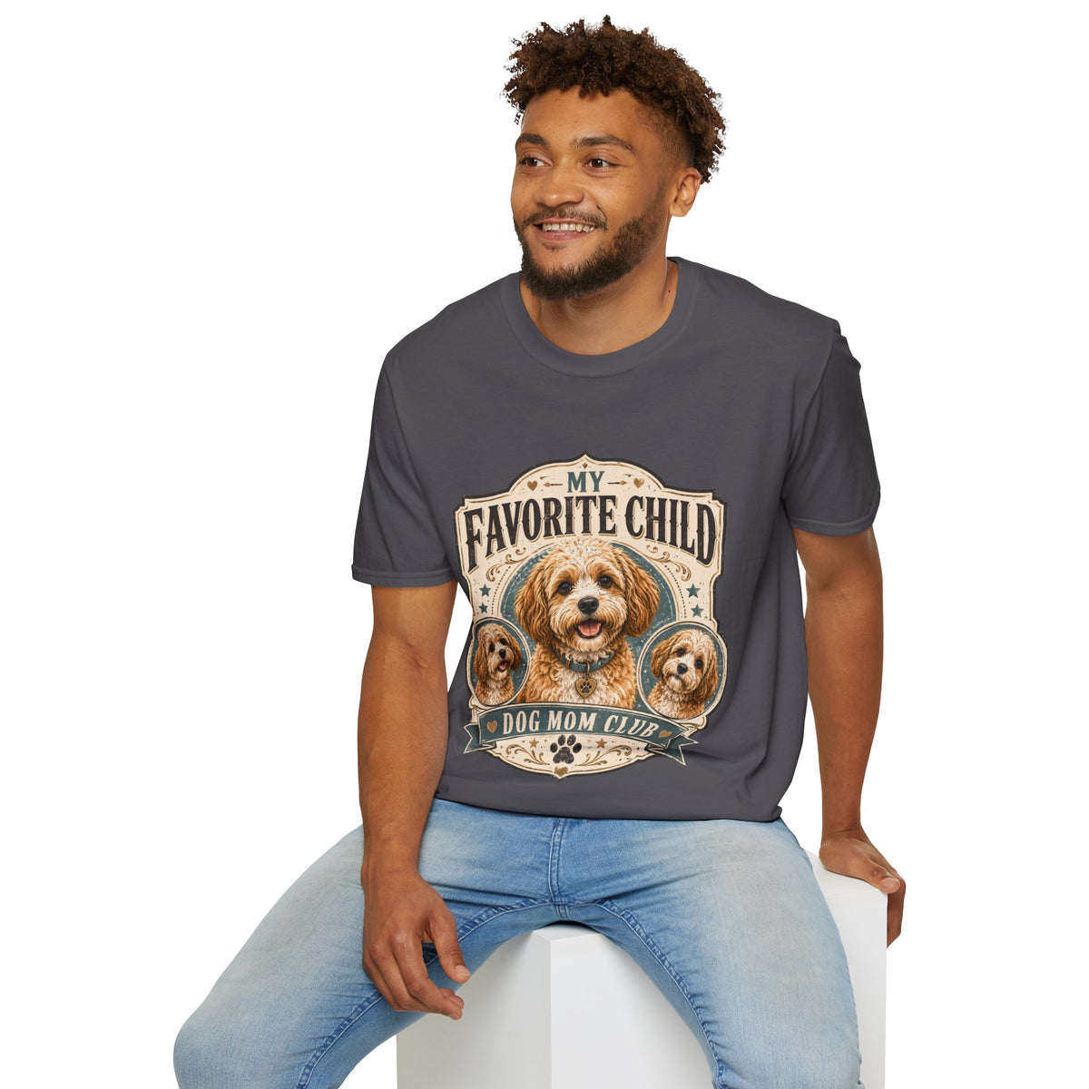 My Favorite Child Dog Mom Club T-Shirt — Cute Puppy Pet Lover Tee