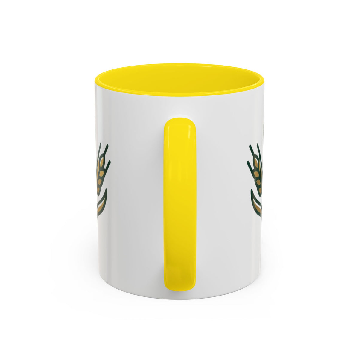 Virgo Zodiac Wheat Ear Accent Coffee Mug – Rustic Farmhouse Tea Cup