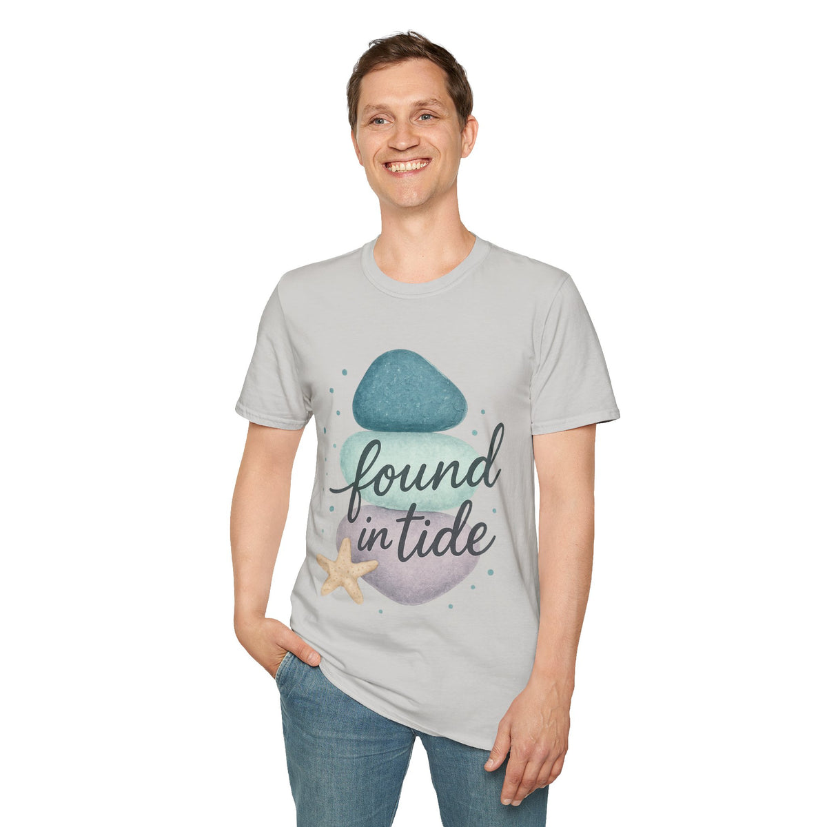 Found My Balance Beach Zen T-Shirt — Stacked Stones & Starfish Relaxation Tee - Trending Now - September 2026
