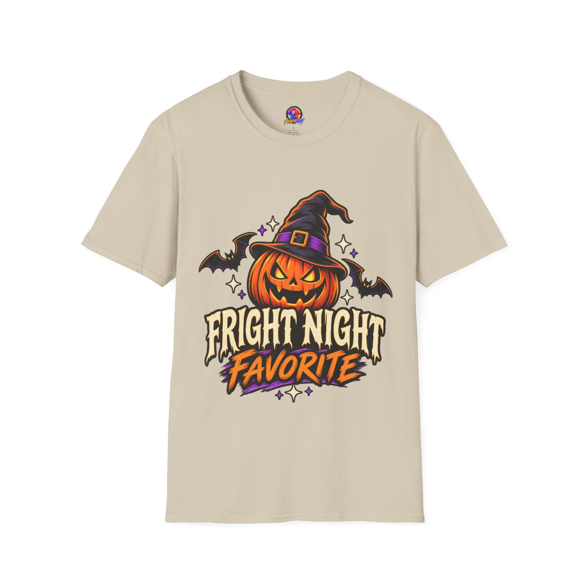 Halloween Pumpkin Tee — "Fright Night Favorite" Graphic T-Shirt