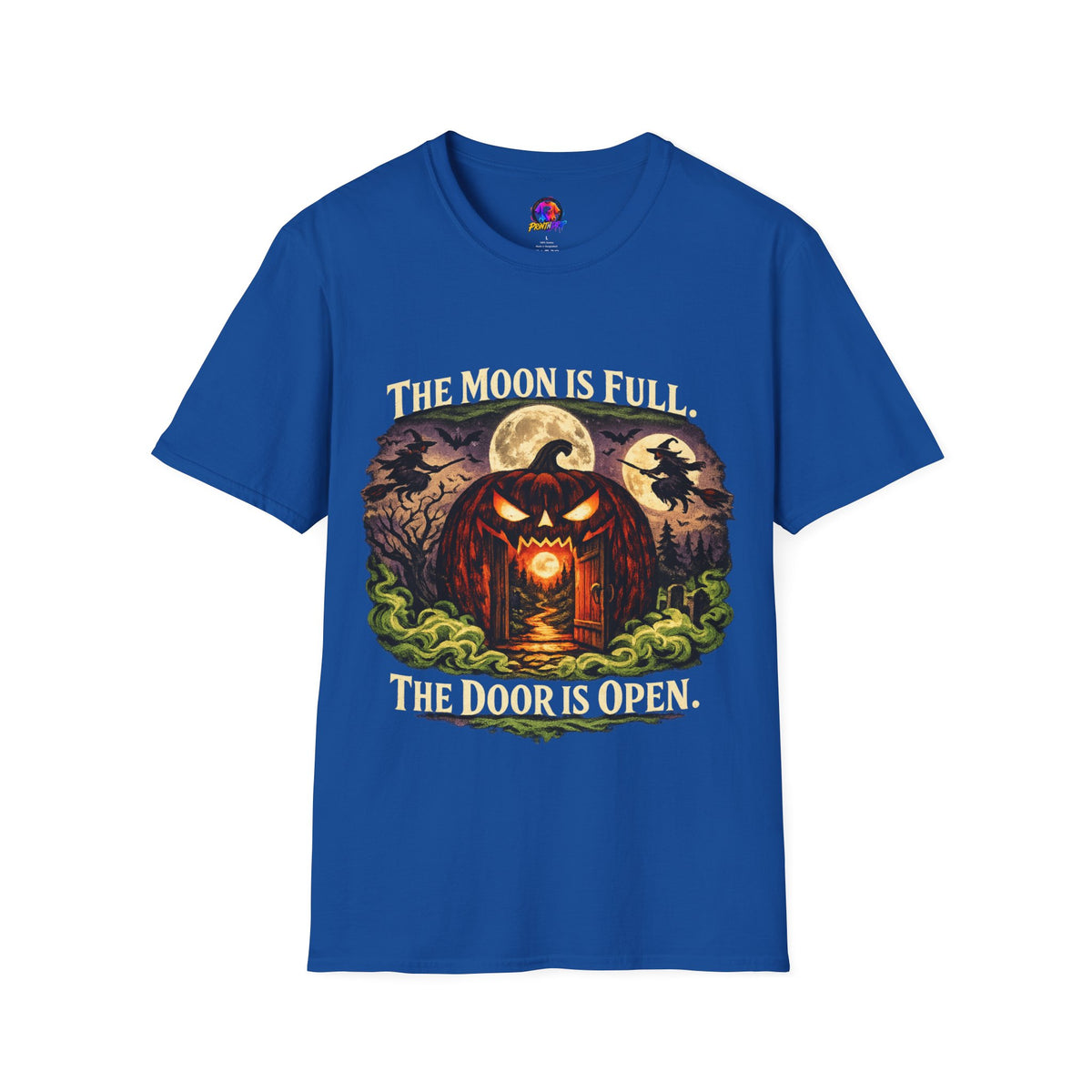 Halloween The Moon Is Full Unisex Softstyle T-Shirt