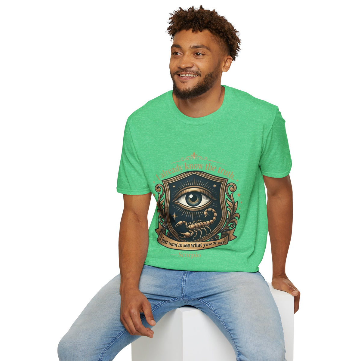 I Already Know the Truth Scorpio T-Shirt — Mystical Third Eye Zodiac Tee