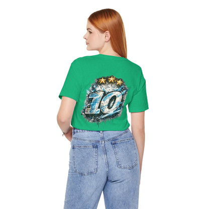 Buenos Aires Nights T‑Shirt — '10' Grunge Graphic Tee - Argentina No. 10