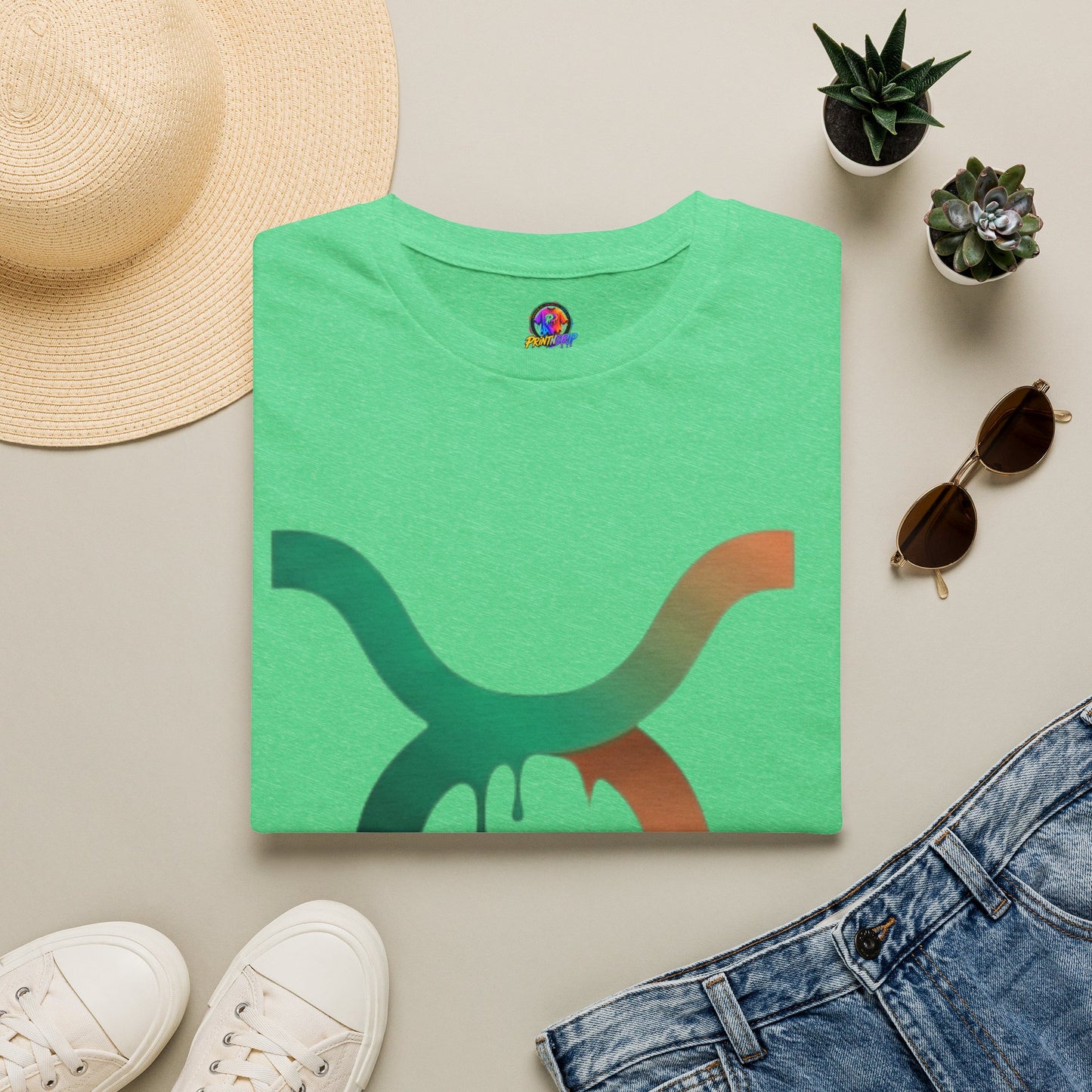 Taurus Drip Graphic Tee — Rainbow Zodiac Bull Shirt