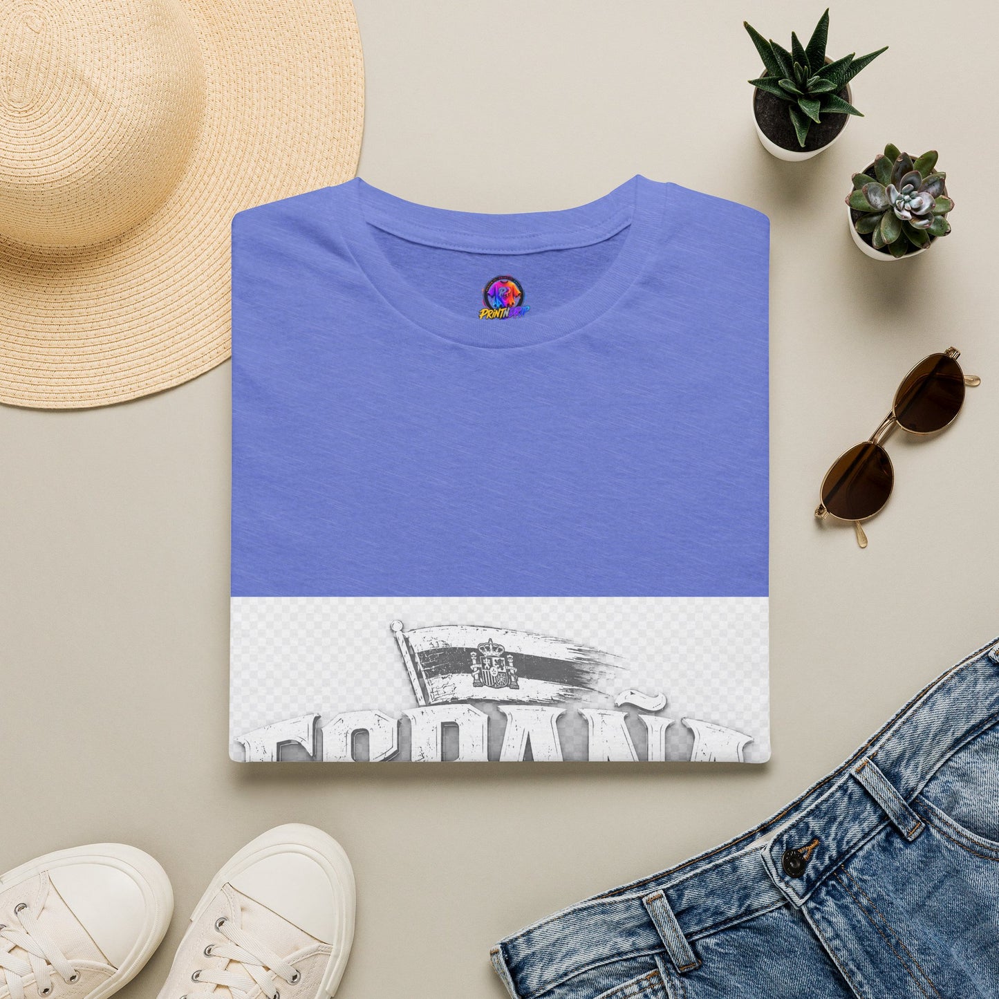 Spain Vintage T-Shirt — Retro Spanish Flag Tee