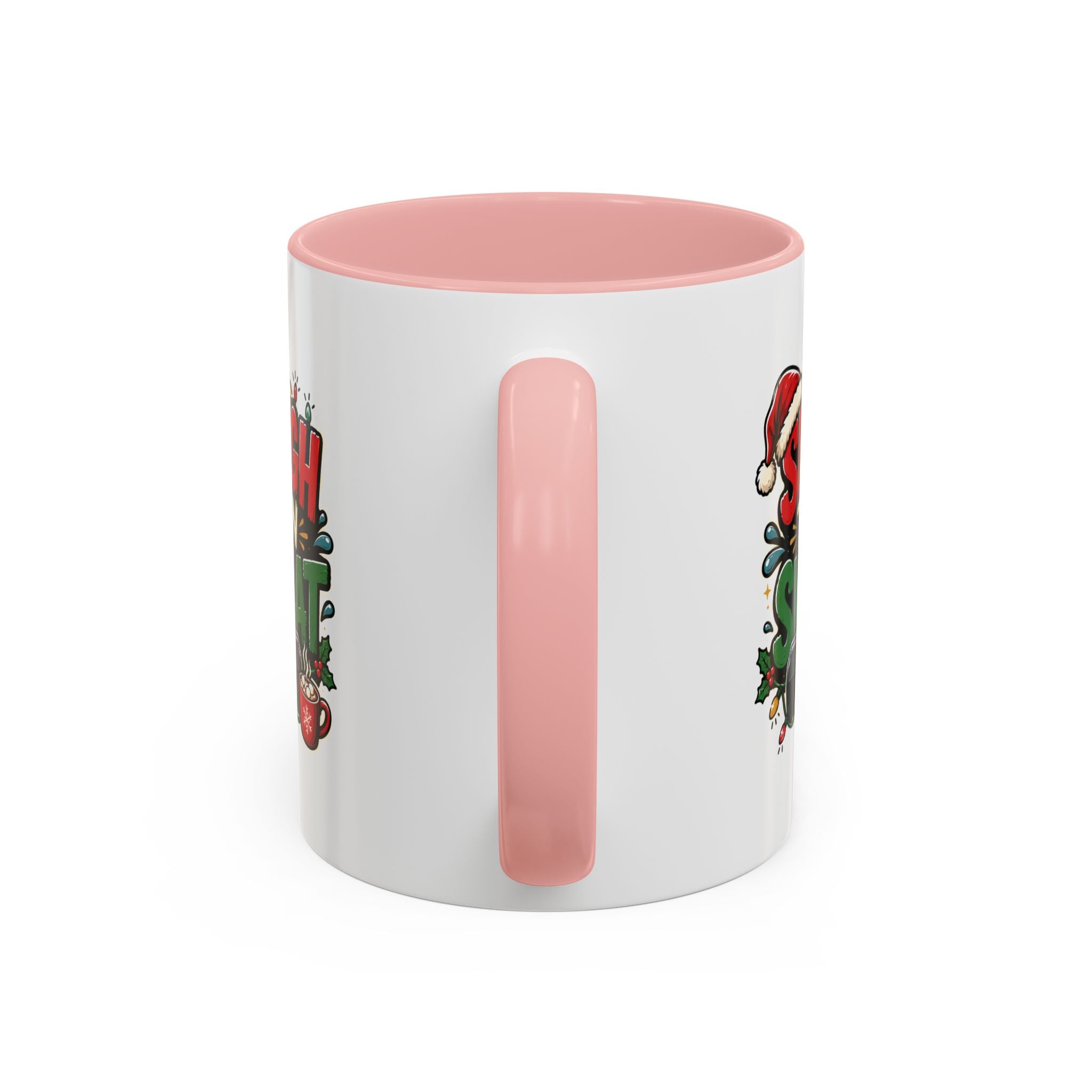 Modern Day Christmas Sleigh Then Sweat Coffee Mug — Festive Gym Motivational Holiday Gift