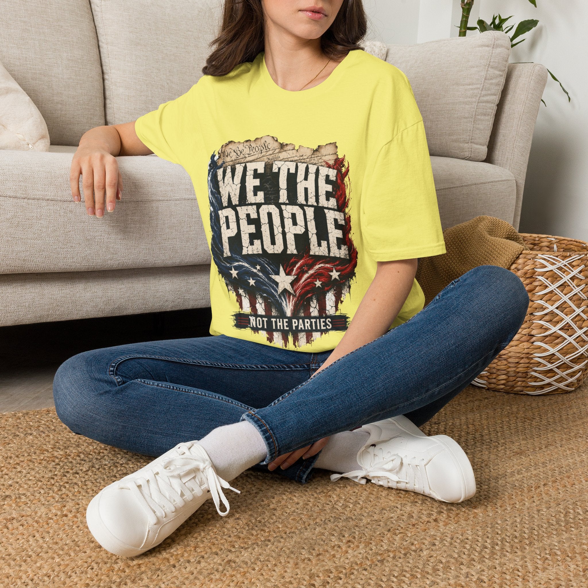 We The People T‑Shirt — Patriotic Americana Tee with ‘We The People’ Design