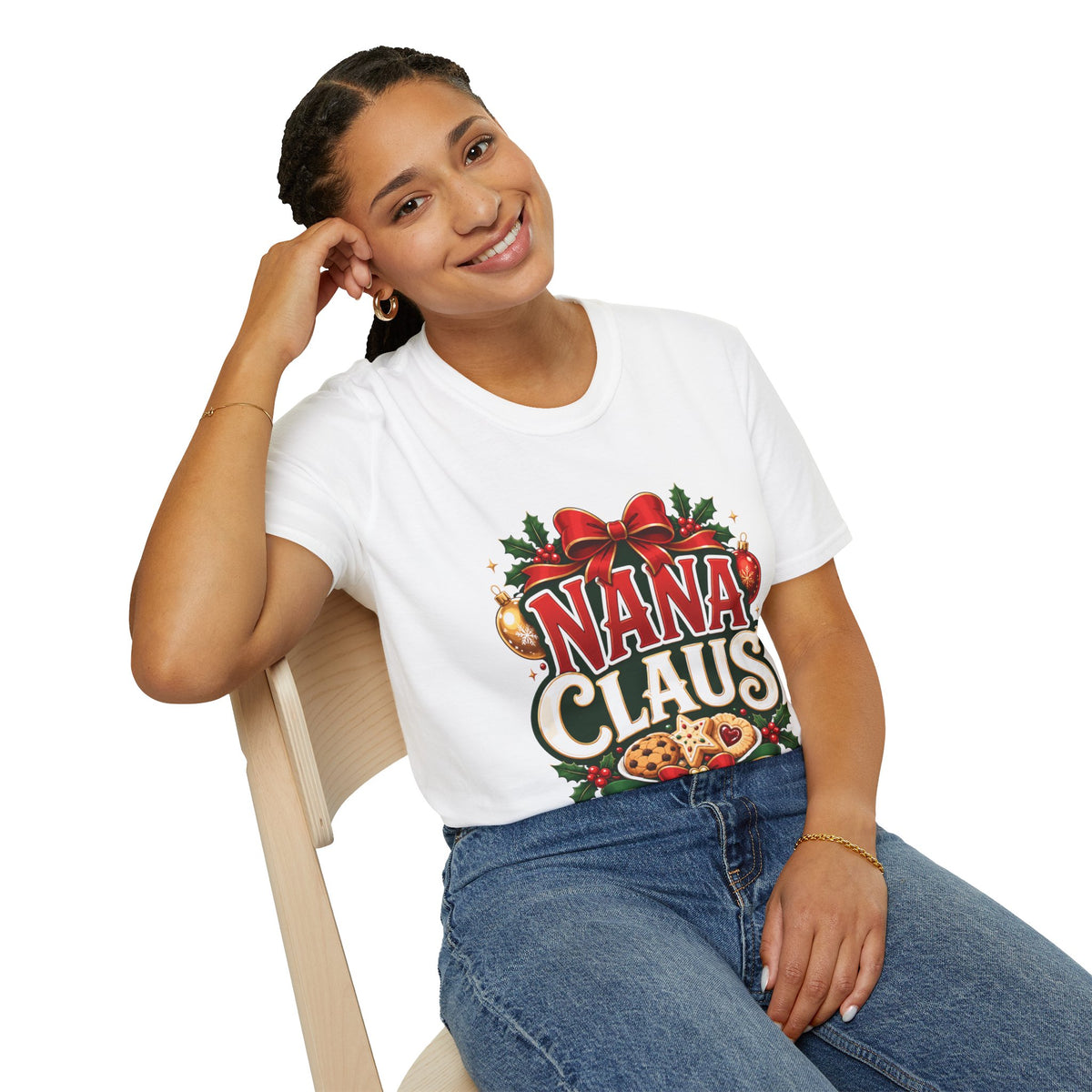 Nana Claus Christmas Tee — Festive Holiday Grandma T-Shirt