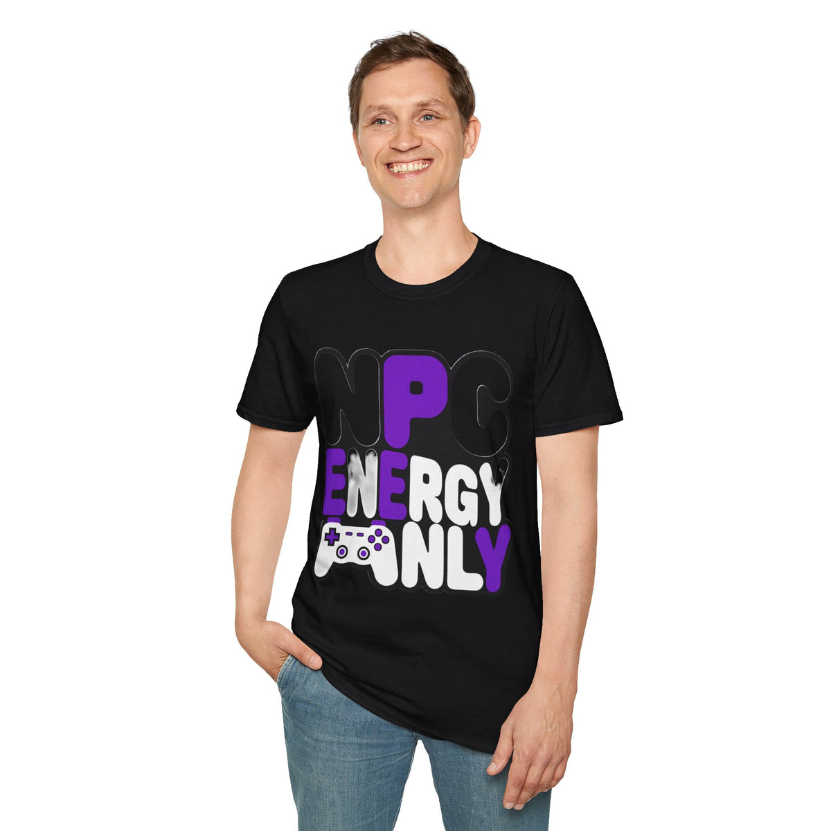 NPC Energy Only T-Shirt — Gamer Graphic Tee - Trending Now - August 2026