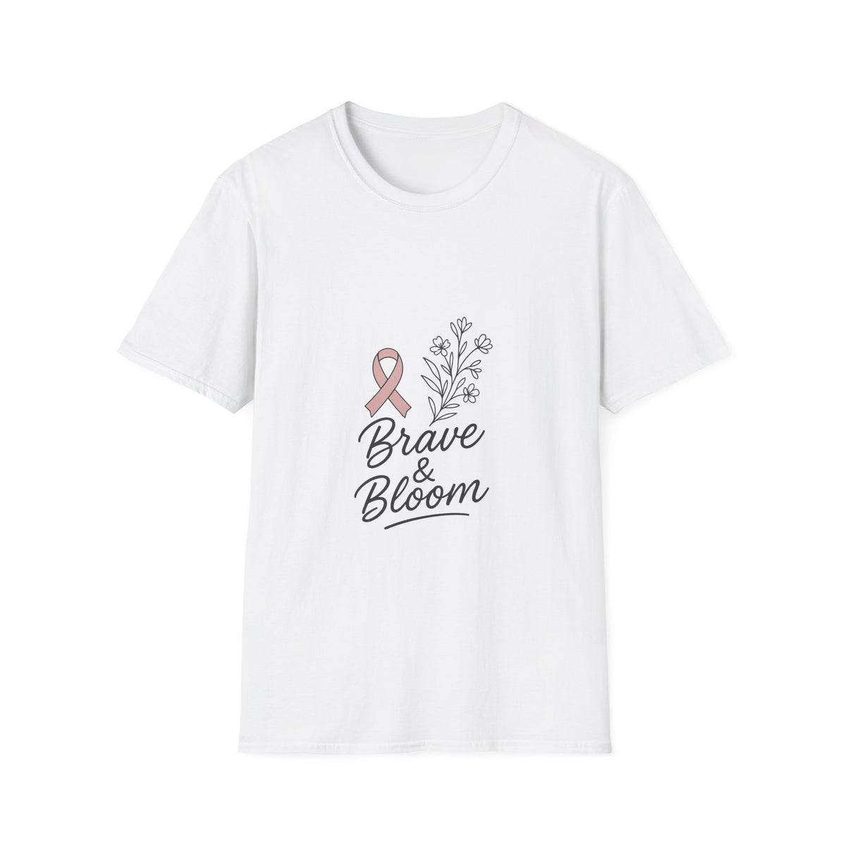 Brave to Bloom Breast Cancer Awareness T-Shirt - Trending Now - October 2026