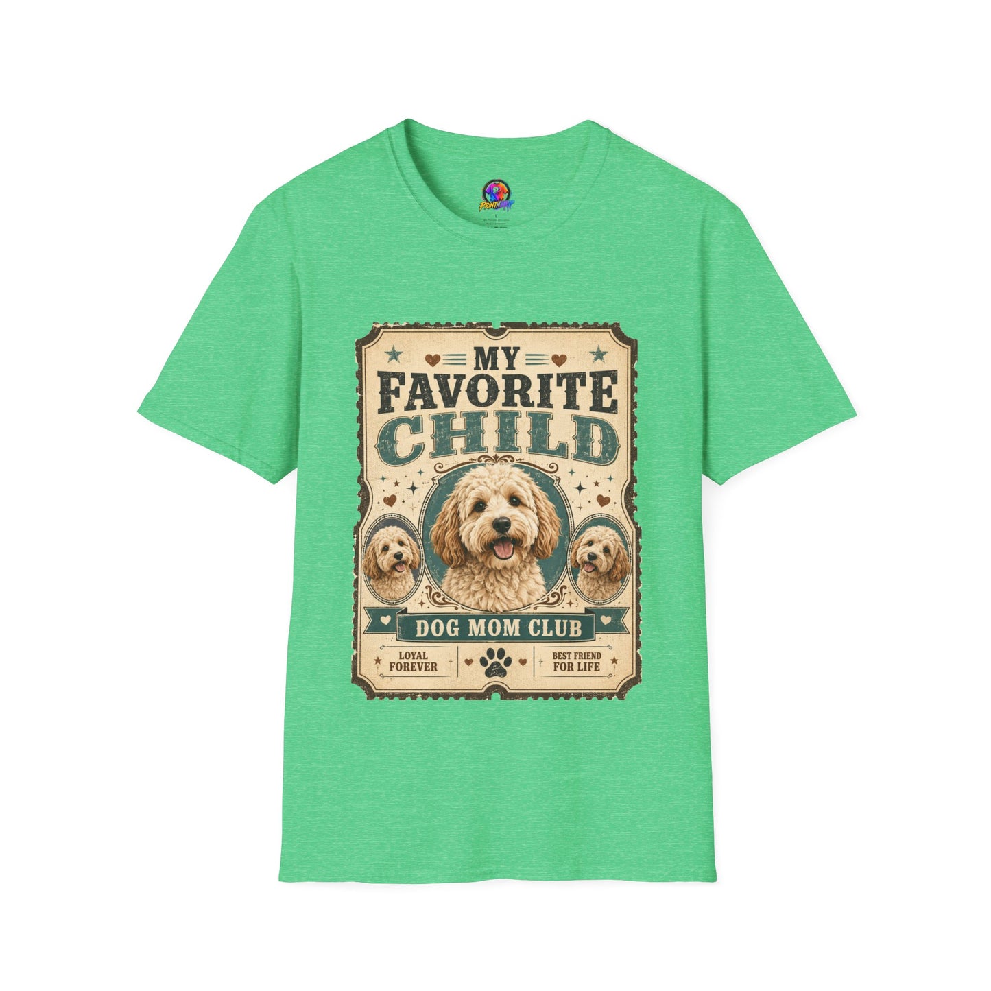 Favorite Child T-Shirt — "My Favorite Child" Dog Mom Club Vintage Tee