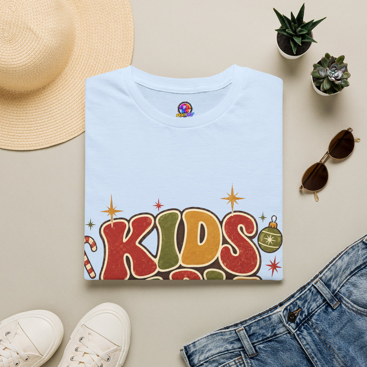 Kids Table Alumni T-Shirt — Retro Holiday Family Dinner Tee