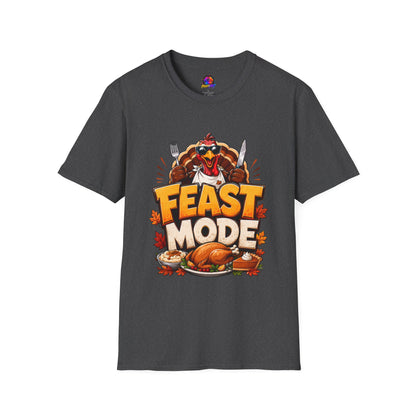 Feast Mode T-Shirt — Funny Thanksgiving Turkey Graphic Tee