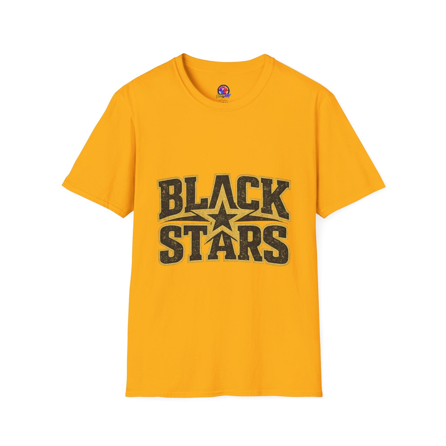 Ghana Black Stars T-Shirt — Bold Vintage Star Logo Tee