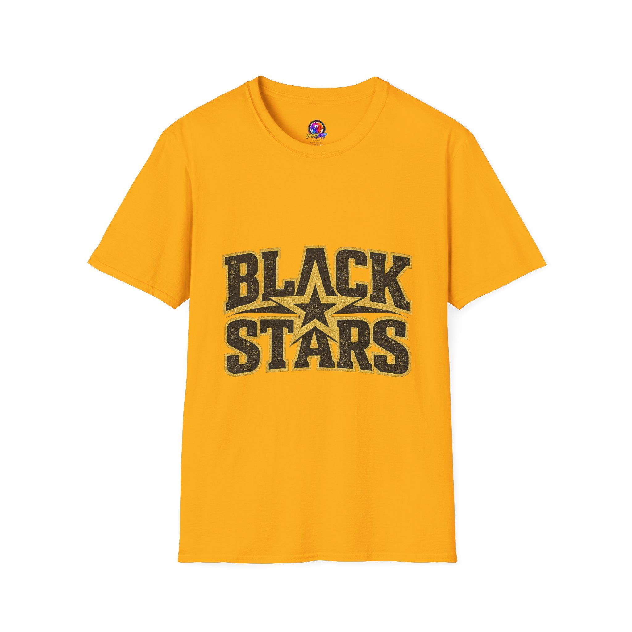 Ghana Black Stars T-Shirt — Bold Vintage Star Logo Tee