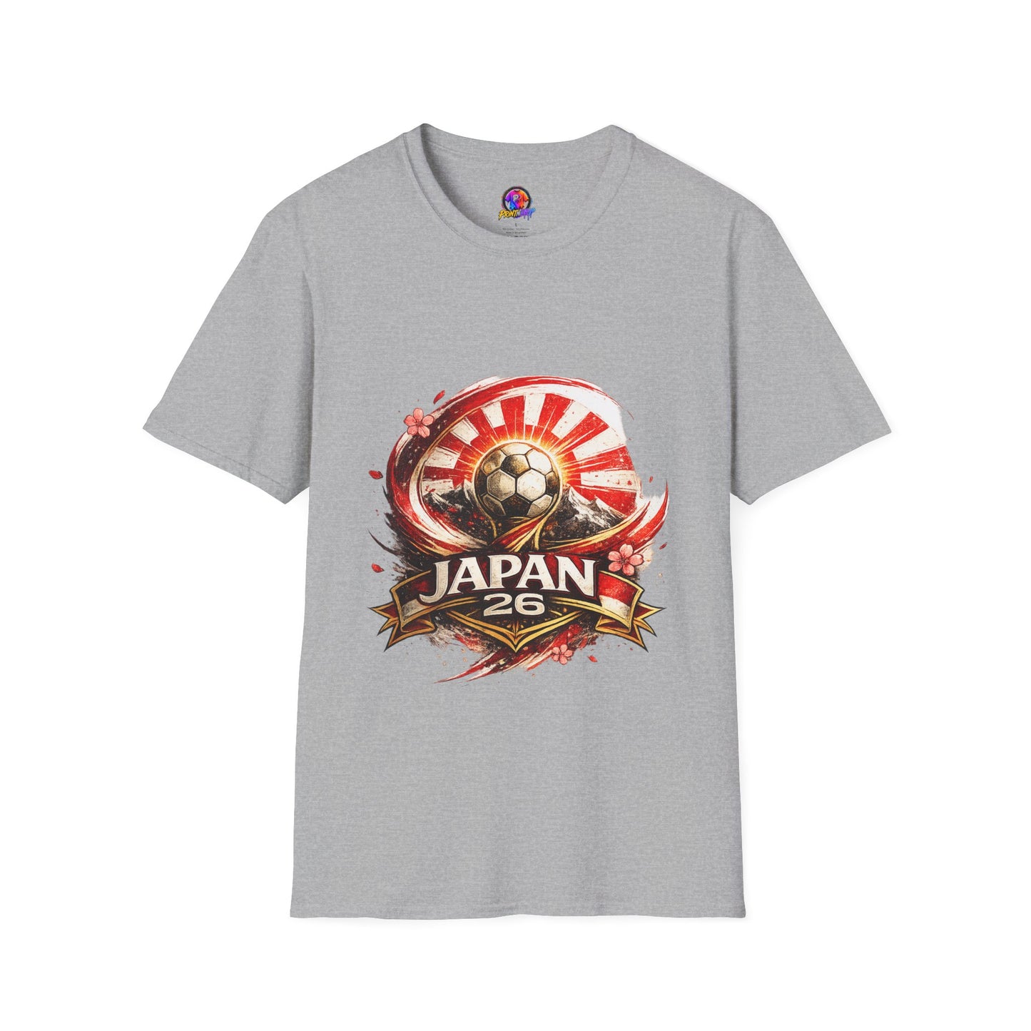 Japan Soccer T‑Shirt — Rising Sun Football Graphic