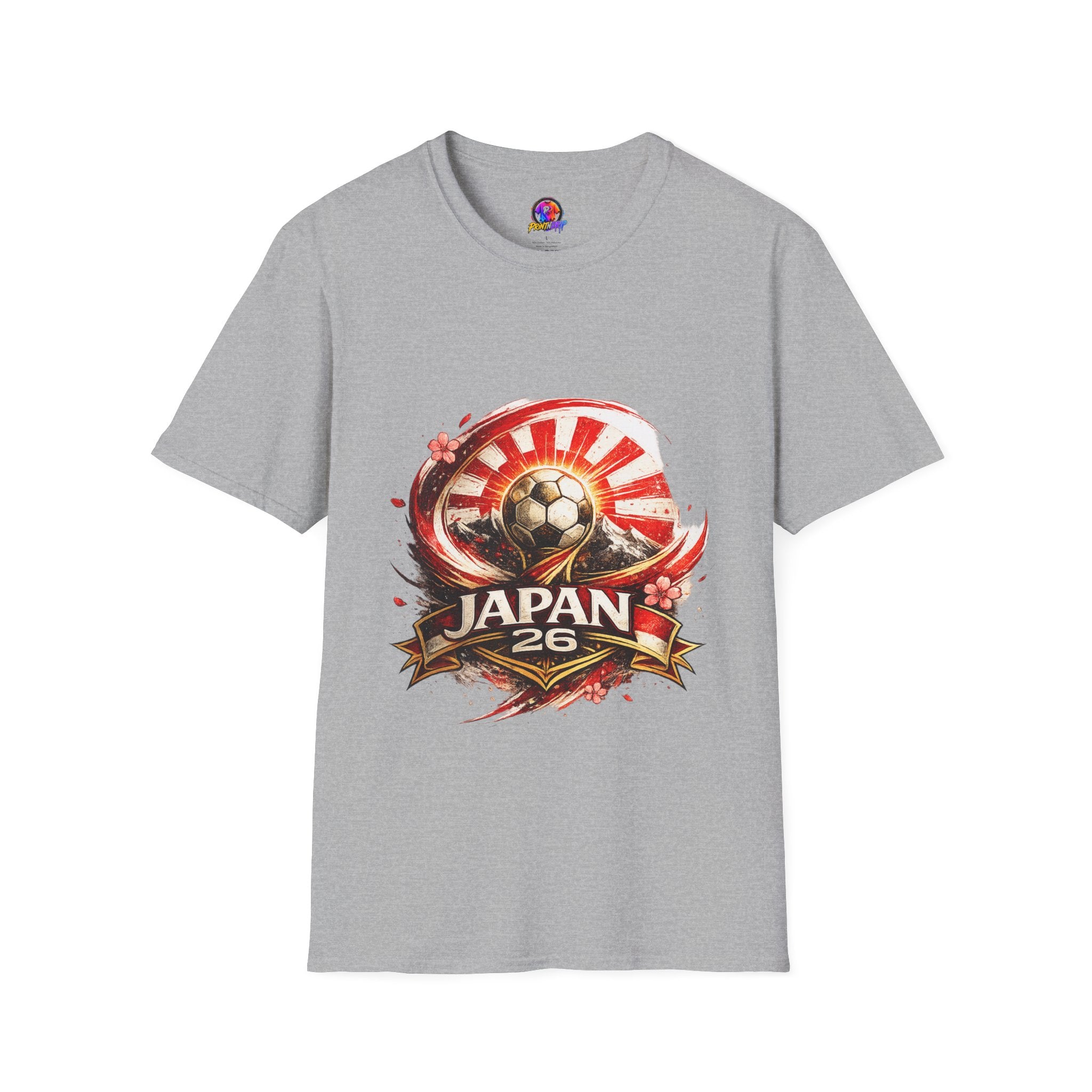 Japan Soccer T‑Shirt — Rising Sun Football Graphic