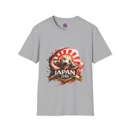 Japan Soccer T‑Shirt — Rising Sun Football Graphic