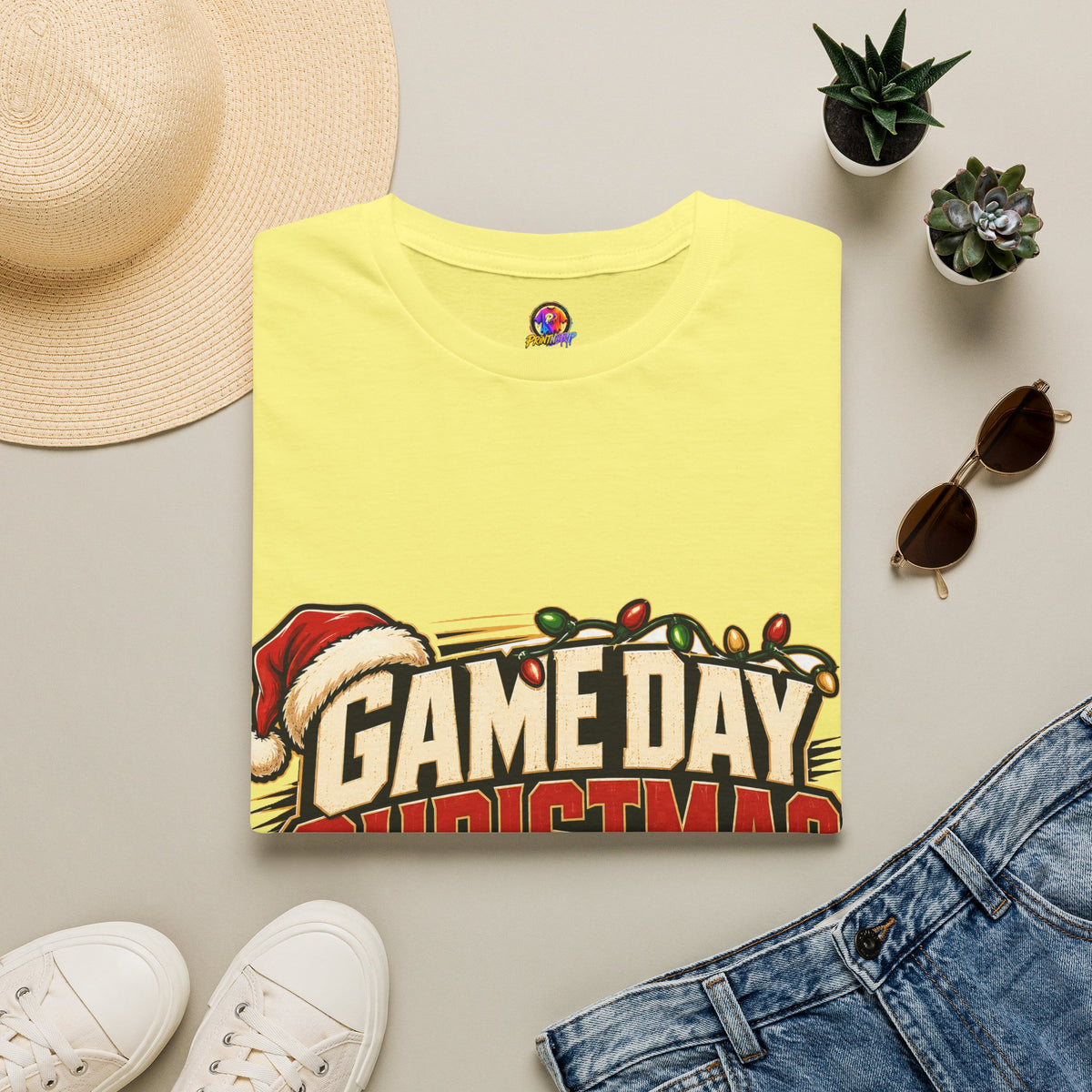 Game Day Christmas T-Shirt — Football Holiday Mode Tee