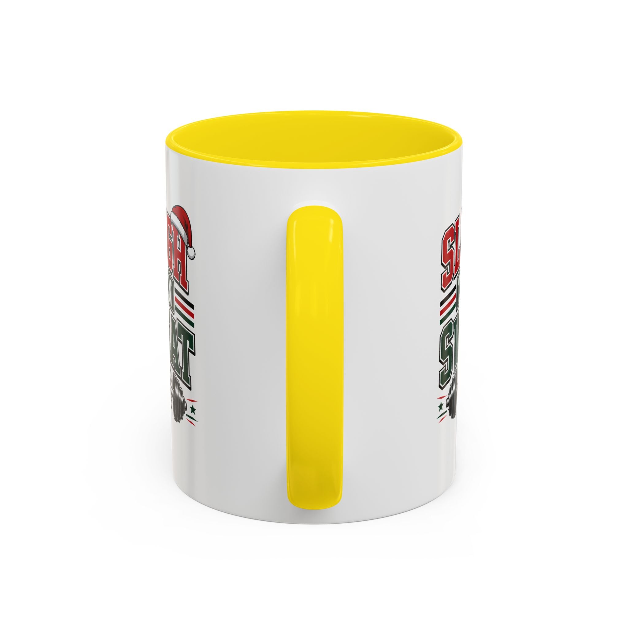 Modern Day Christmas Sleigh Then Sweat Coffee Mug