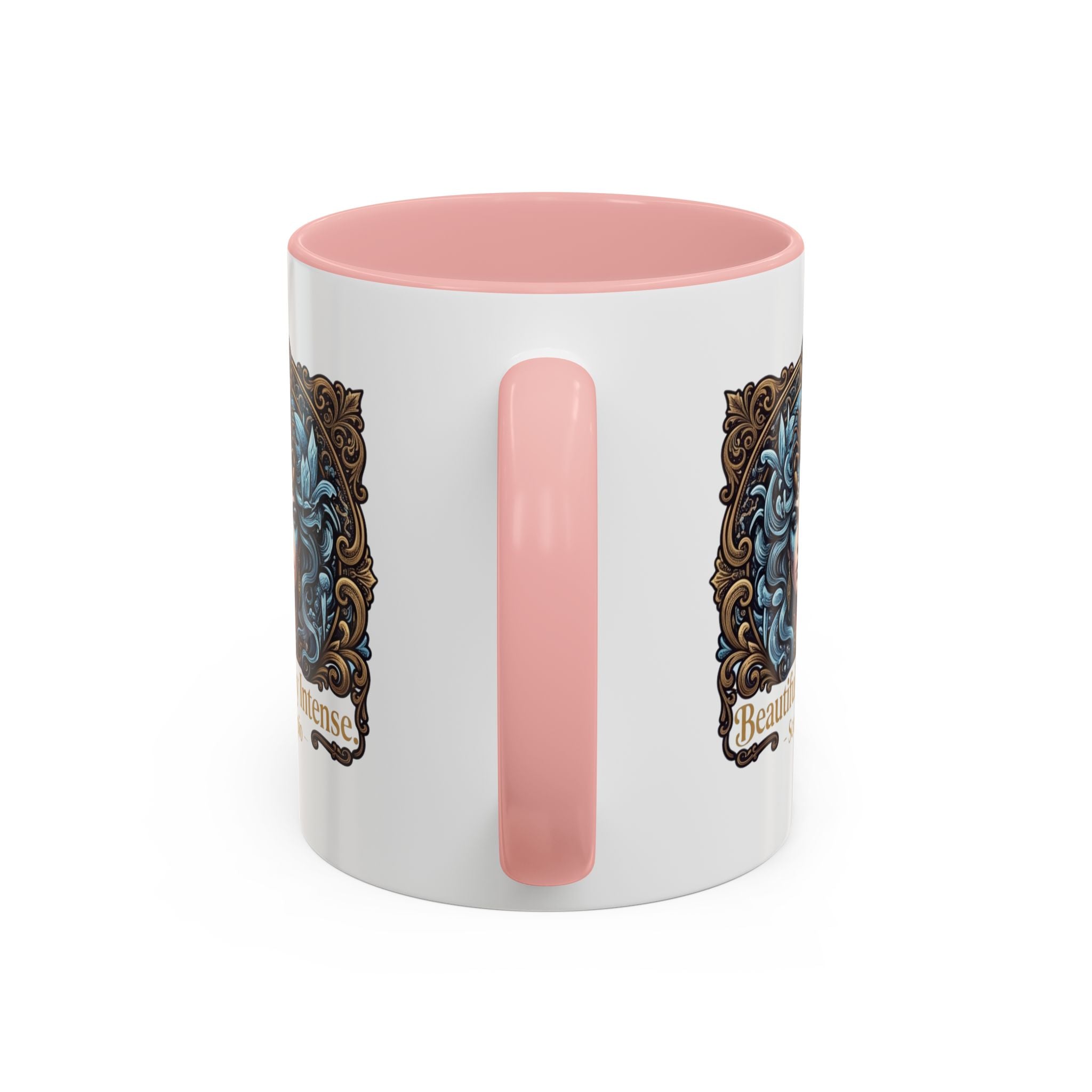 Scorpio Accent Coffee Mug — "Beautifully Intense" Zodiac Design (11/15oz)