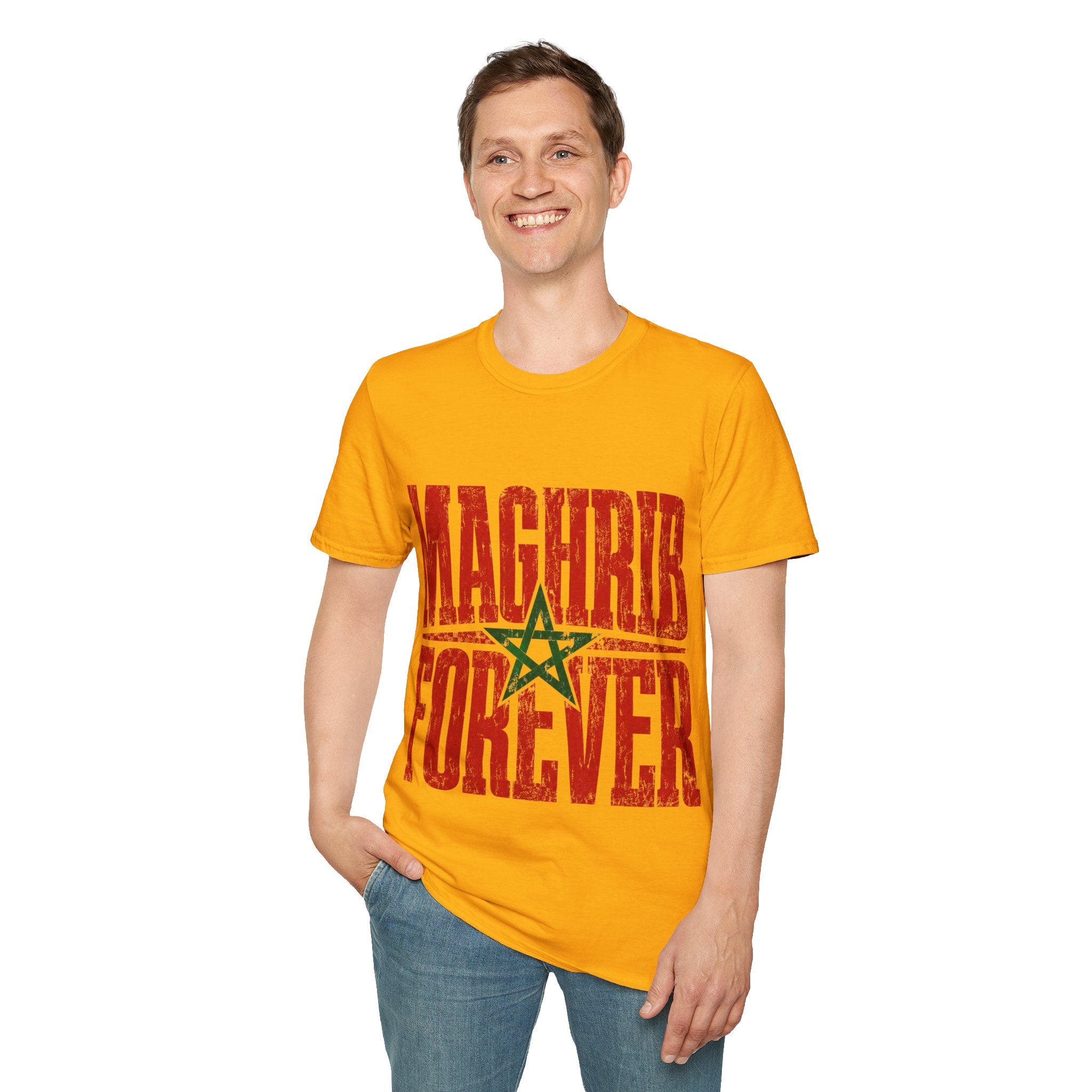 Morocco T-Shirt — Maghrib Forever Moroccan Flag Graphic Tee