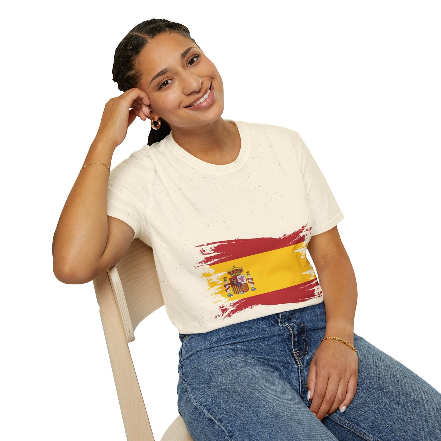 Spain Flag T-Shirt — Distressed Spanish Flag Graphic Tee