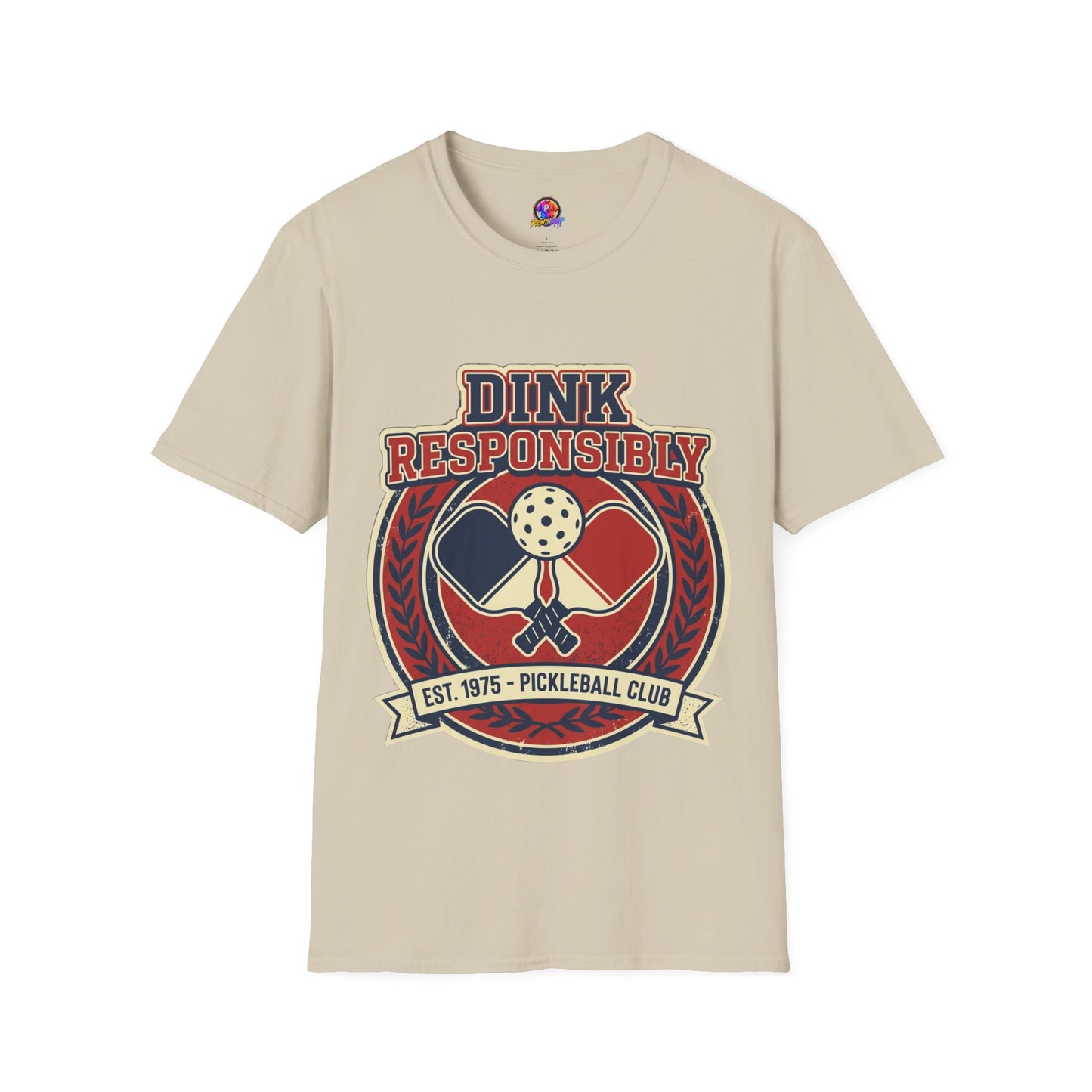 Pickleball T‑Shirt — "Dink Responsibly" Vintage Pickleball Club Tee