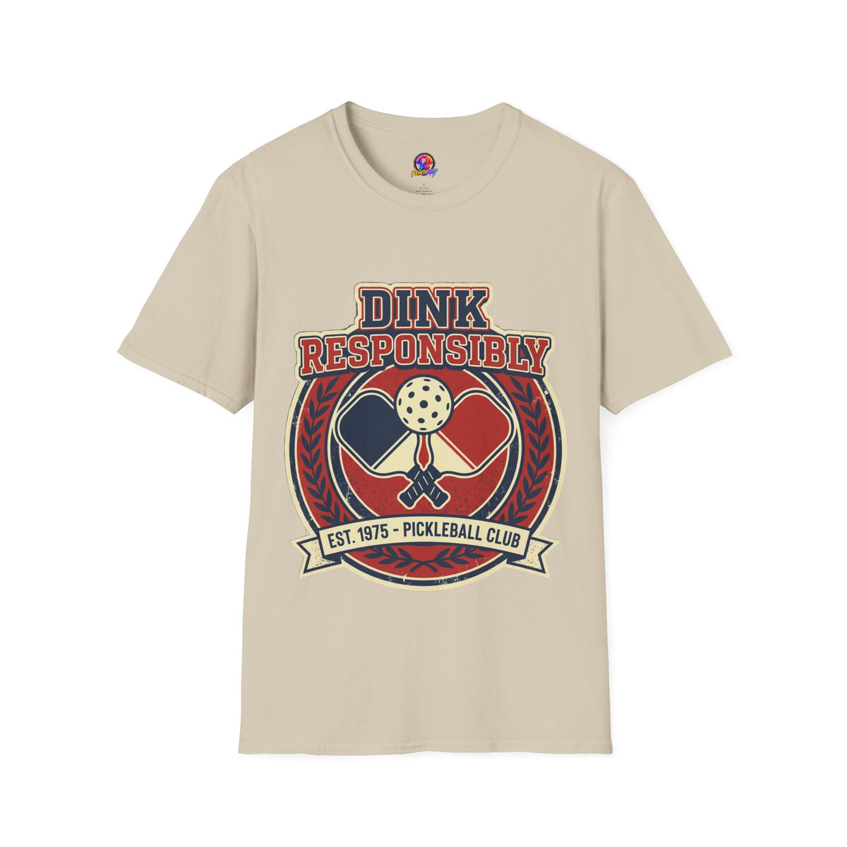 Pickleball T‑Shirt — "Dink Responsibly" Vintage Pickleball Club Tee