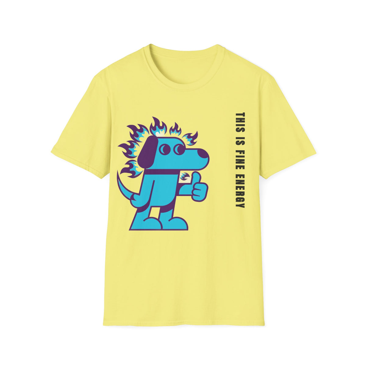 Flaming Blue Dachshund T-Shirt — Cute Cartoon Dog Graphic Tee - Trending Now - September 2026