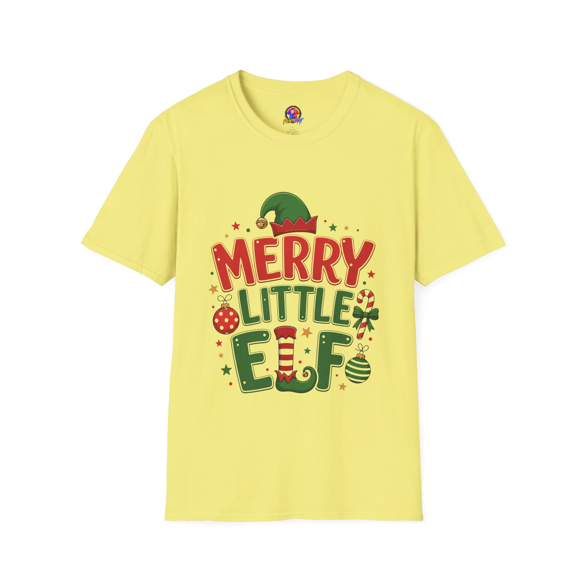 Merry Little Elf T-Shirt — Festive Christmas Holiday Tee