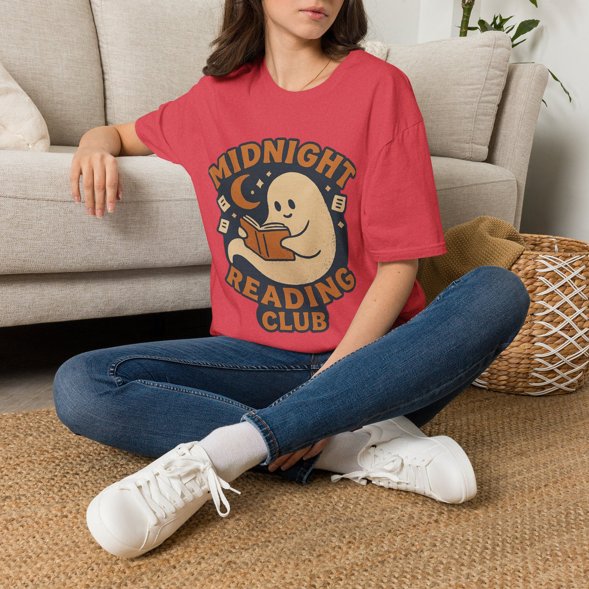 Midnight Reading Club T-Shirt — Cute Ghost Booklover Tee - Trending Now - August 2026