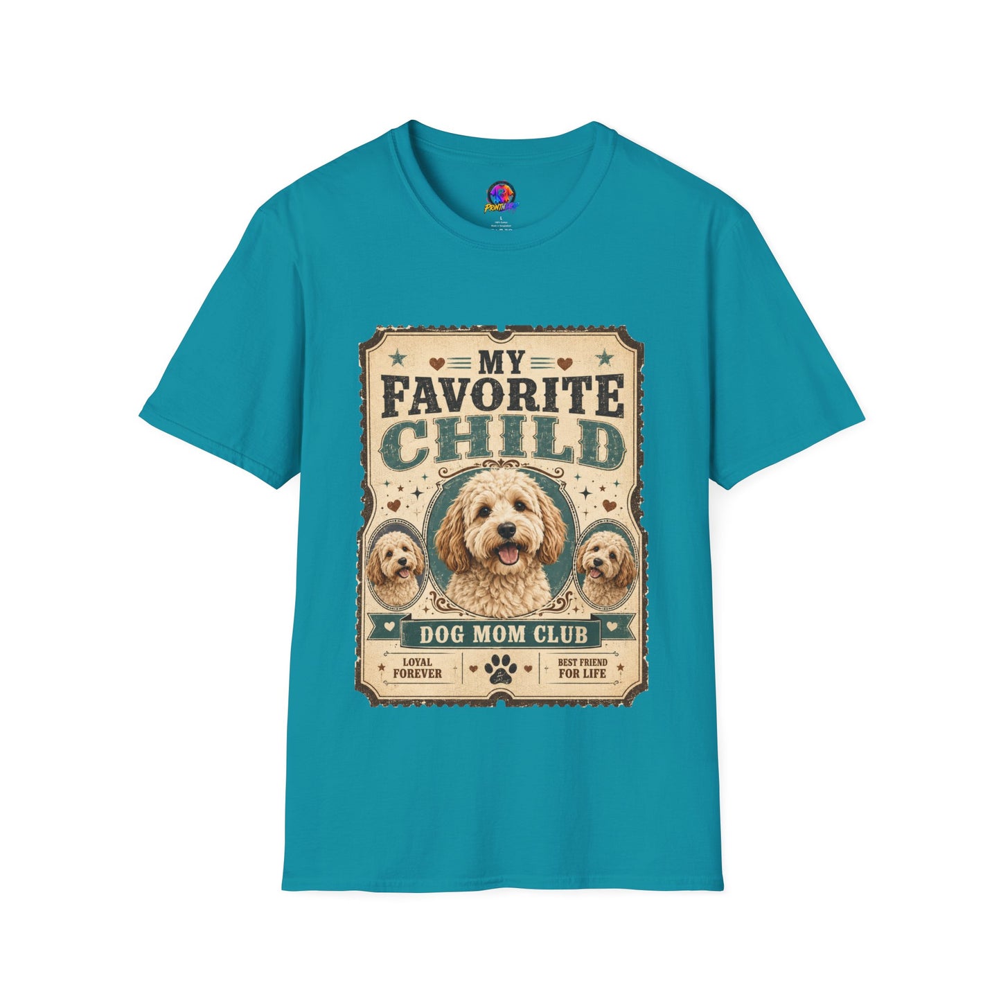 Favorite Child T-Shirt — "My Favorite Child" Dog Mom Club Vintage Tee