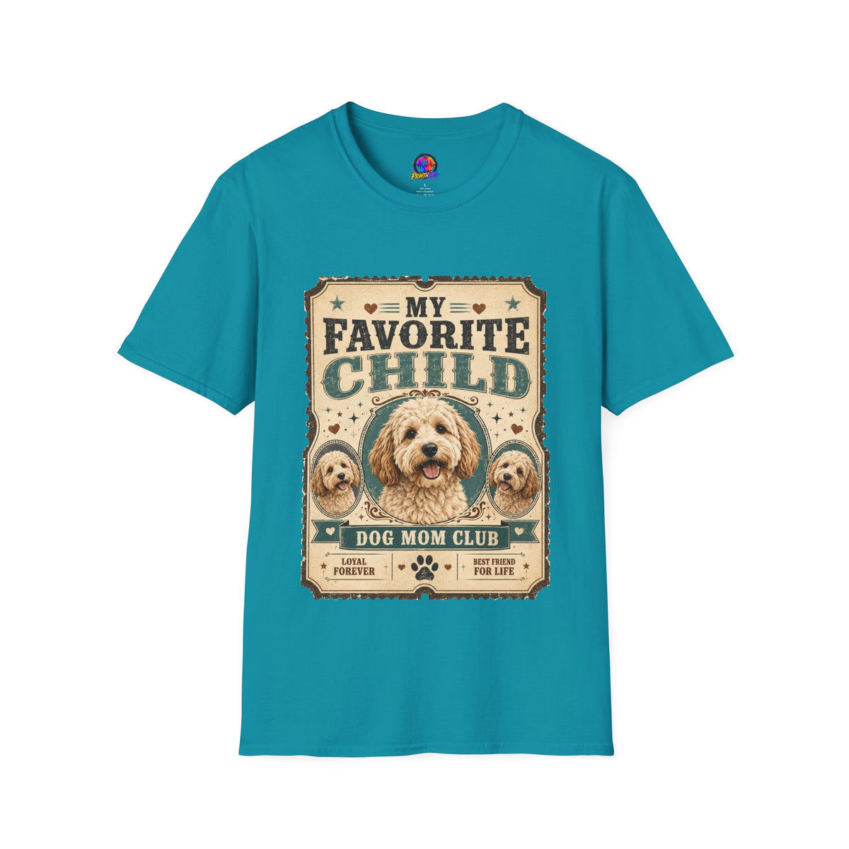 Favorite Child T-Shirt — "My Favorite Child" Dog Mom Club Vintage Tee