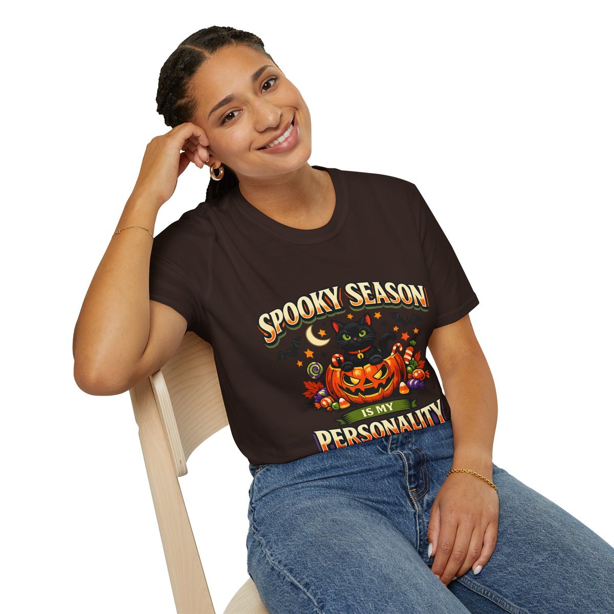 Halloween Spooky Season Unisex Softstyle T-Shirt
