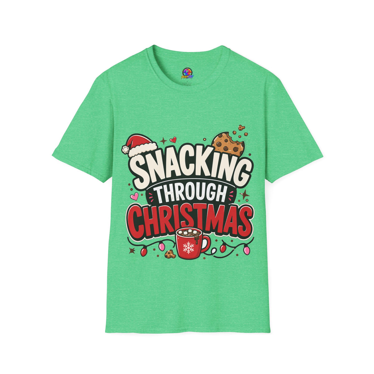 Snacking Through Christmas T-Shirt — Funny Holiday Cookie Tee