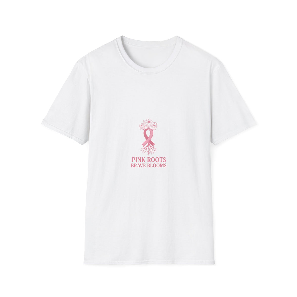 Breast Cancer Awareness T-Shirt — Pink Roots Brave Blooms Ribbon - Trending Now - October 2026