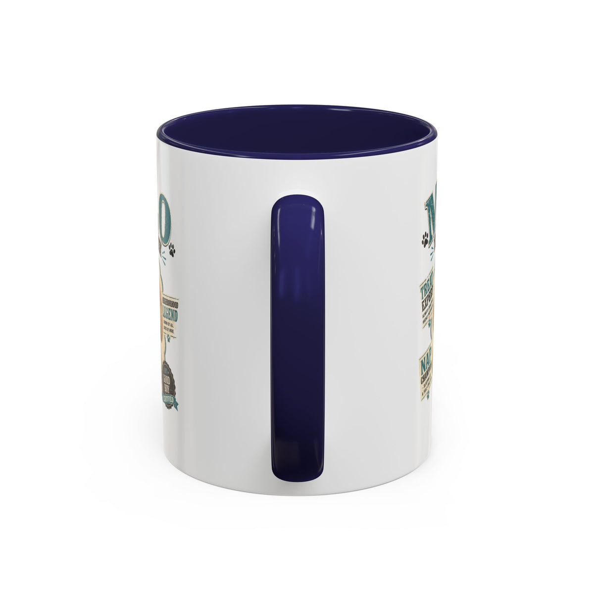 Milo Bailey Dog Dad Mom Personalized Dog Mug — "Milo The Good Boy" Accent Coffee Mug