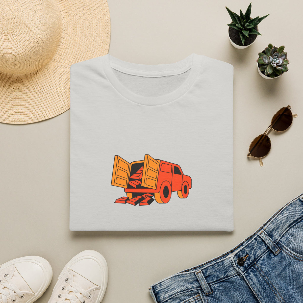 T-Shirt — "Pancollectest Crime Ever" Truck Graphic Tee - Trending Now - September 2026
