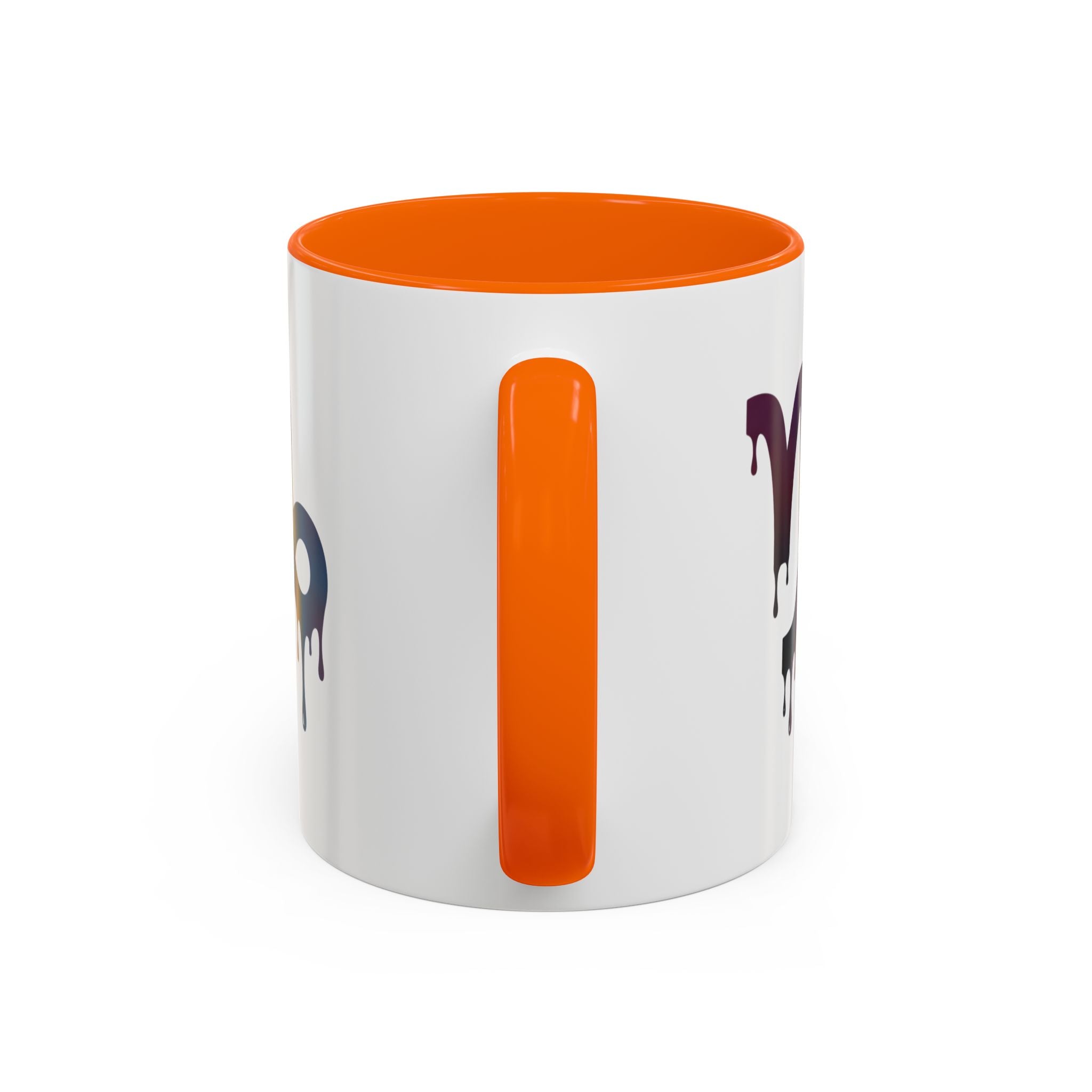Capricorn Drip Accent Coffee Mug — Zodiac Symbol Gradient