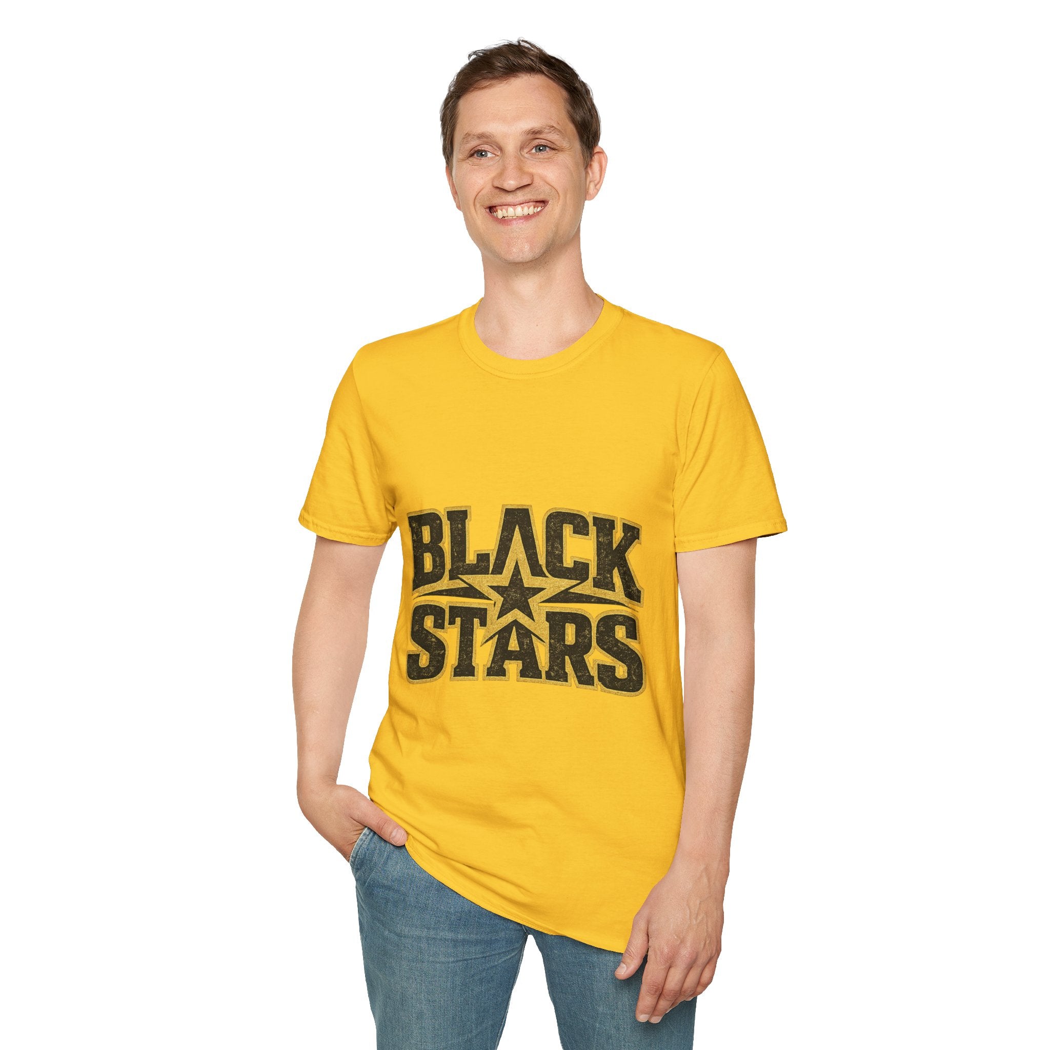 Ghana Black Stars T-Shirt — Bold Vintage Star Logo Tee