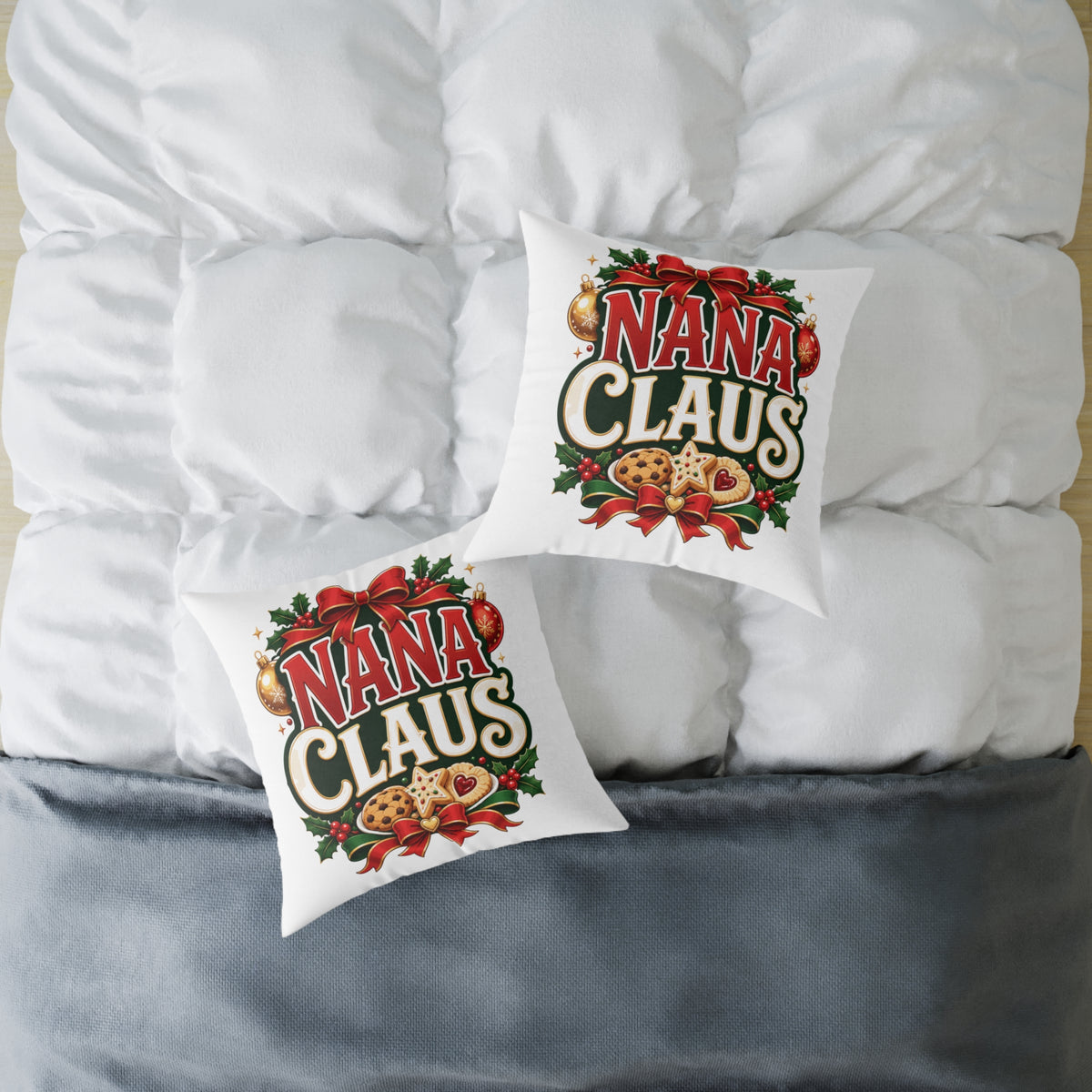 Nana Claus Christmas Pillow