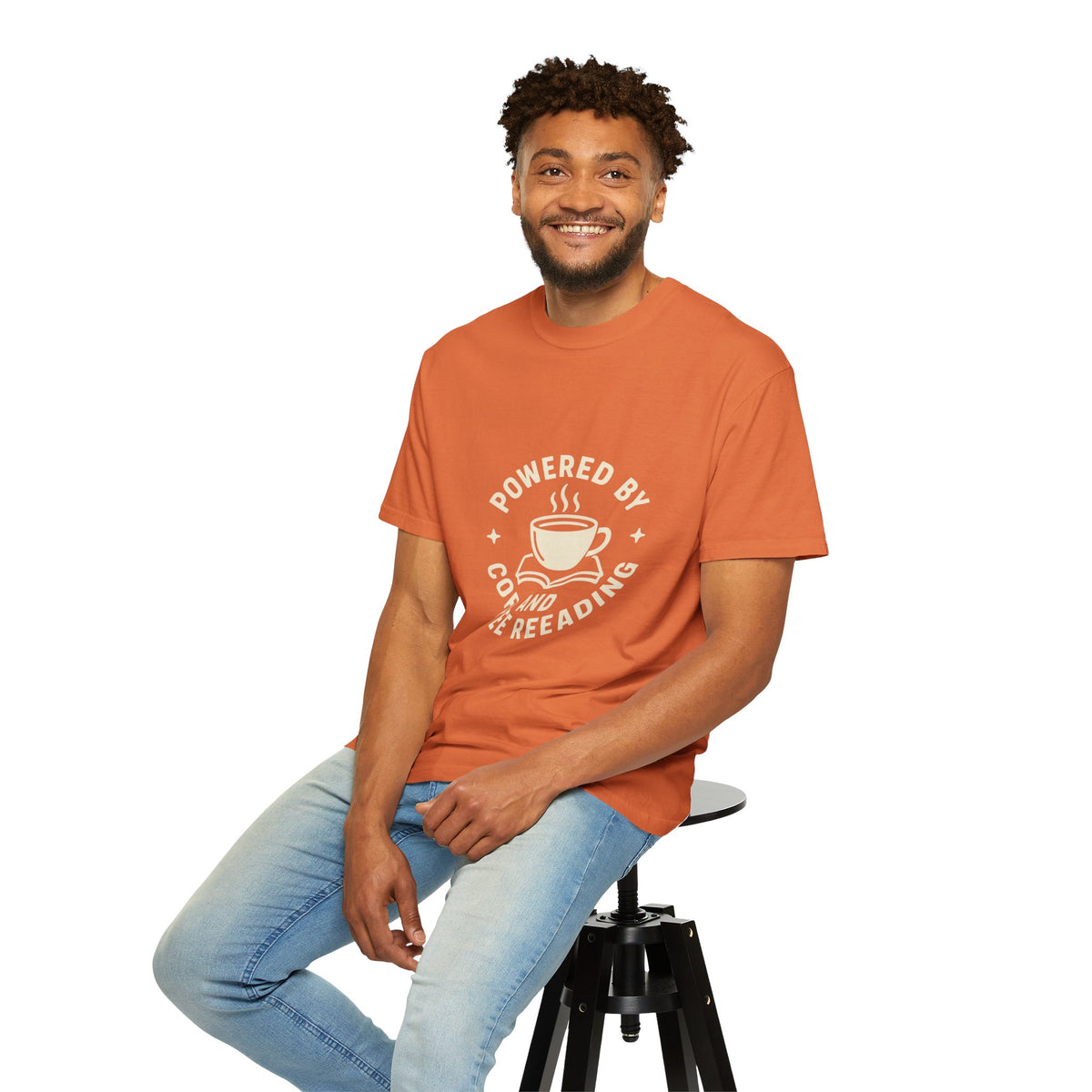 Coffee & Reading T-Shirt — "Powered by Coffee and Reading" Graphic Tee - Trending Now - October 2026