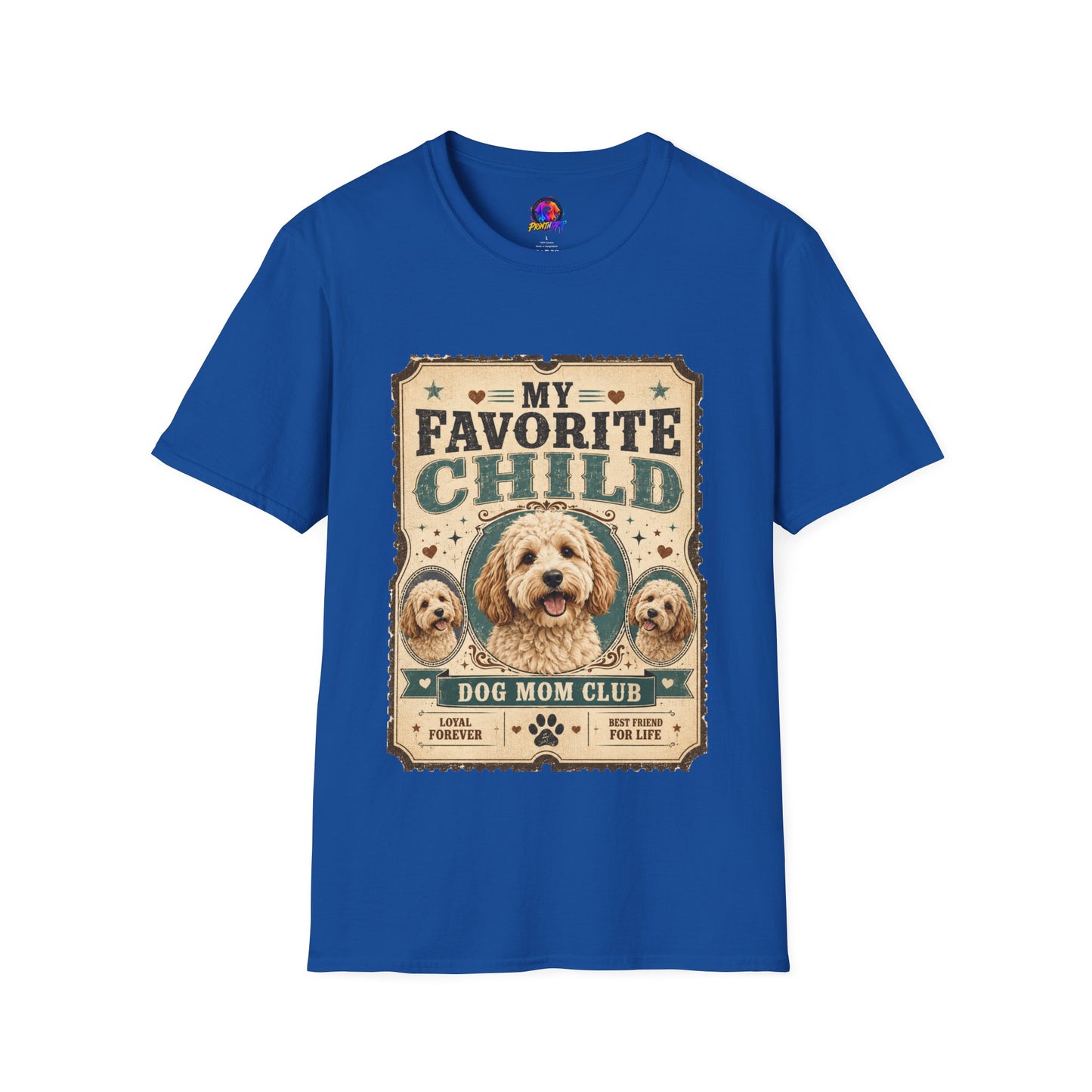 Favorite Child T-Shirt — "My Favorite Child" Dog Mom Club Vintage Tee