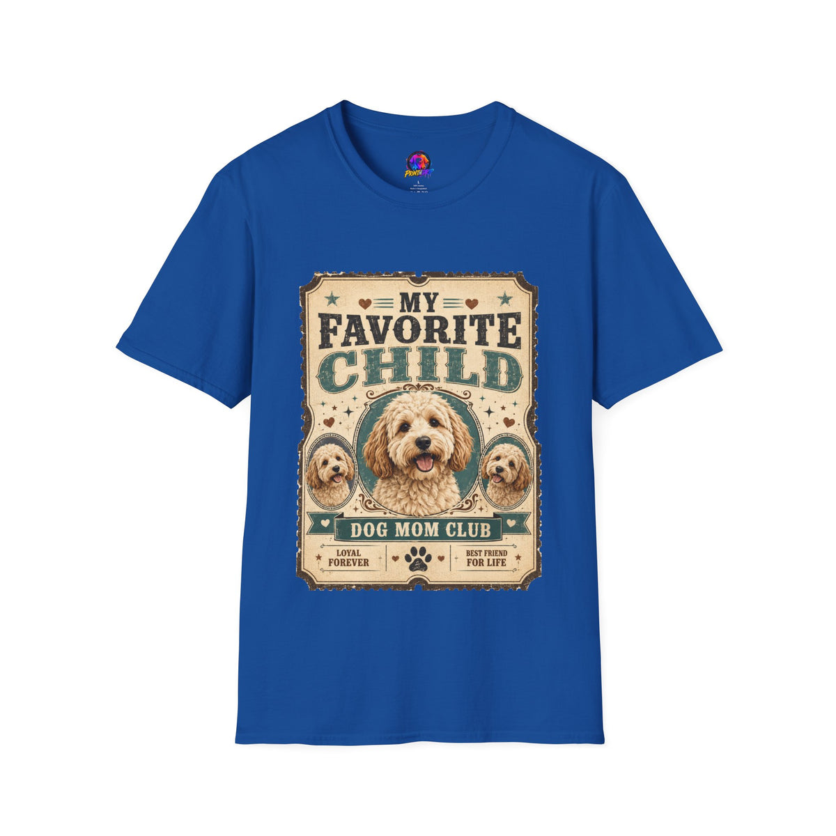 Favorite Child T-Shirt — "My Favorite Child" Dog Mom Club Vintage Tee