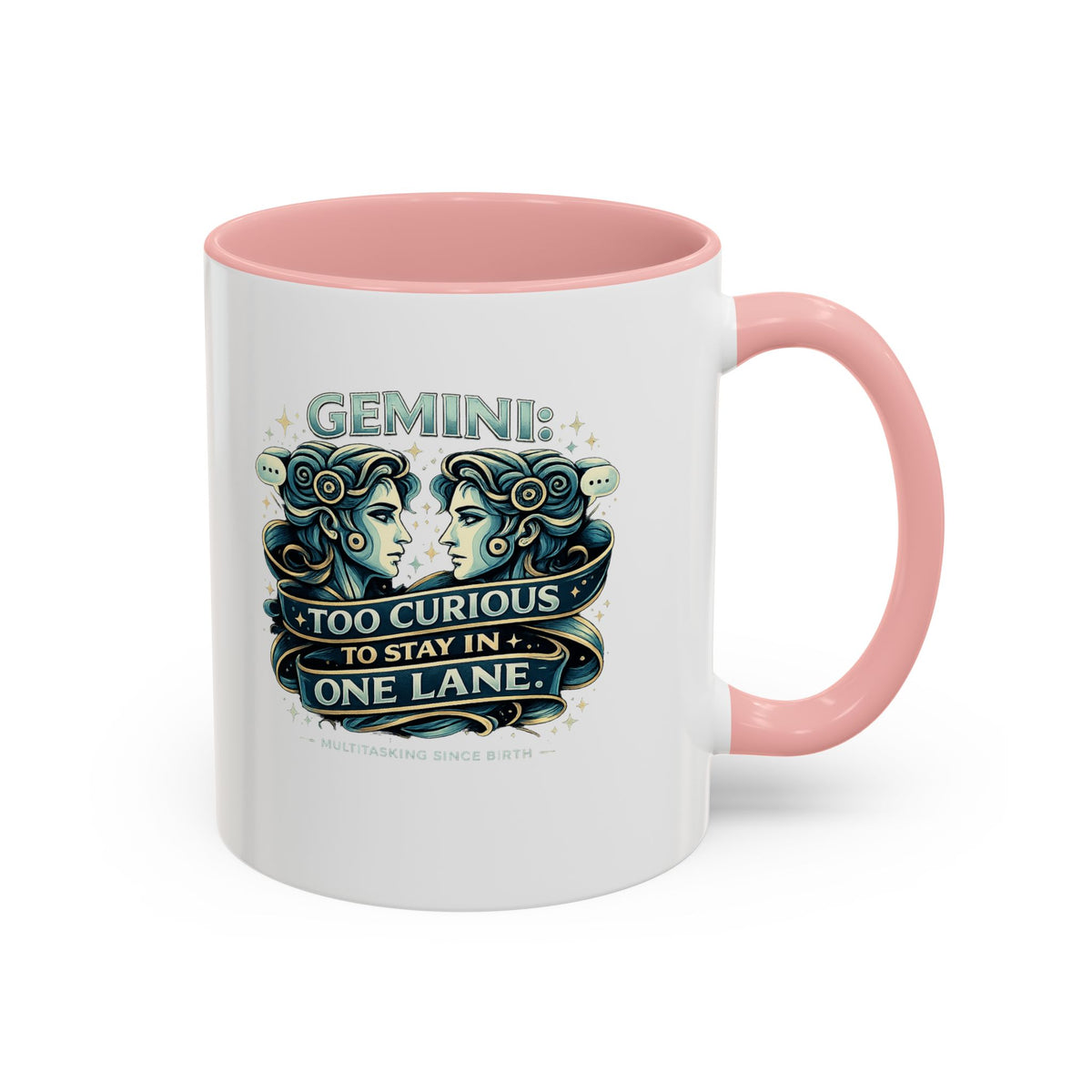Zodiac Gemini Accent Coffee Mug