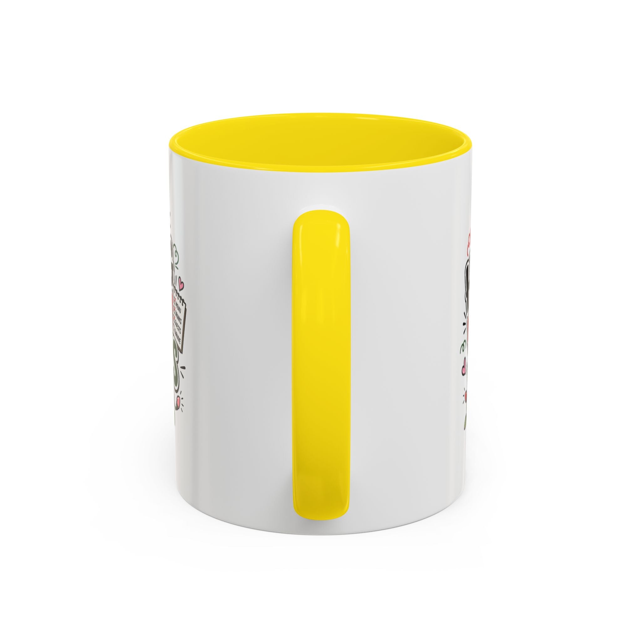 Modern Day Christmas Hosting Holiday Chaos Accent Coffee Mug — "Hosting Holiday Chaos" Funny Christmas Coffee Cup