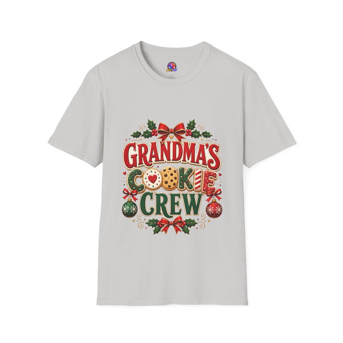 Grandma's Cookie Crew T-Shirt — Festive Christmas Baking Tee