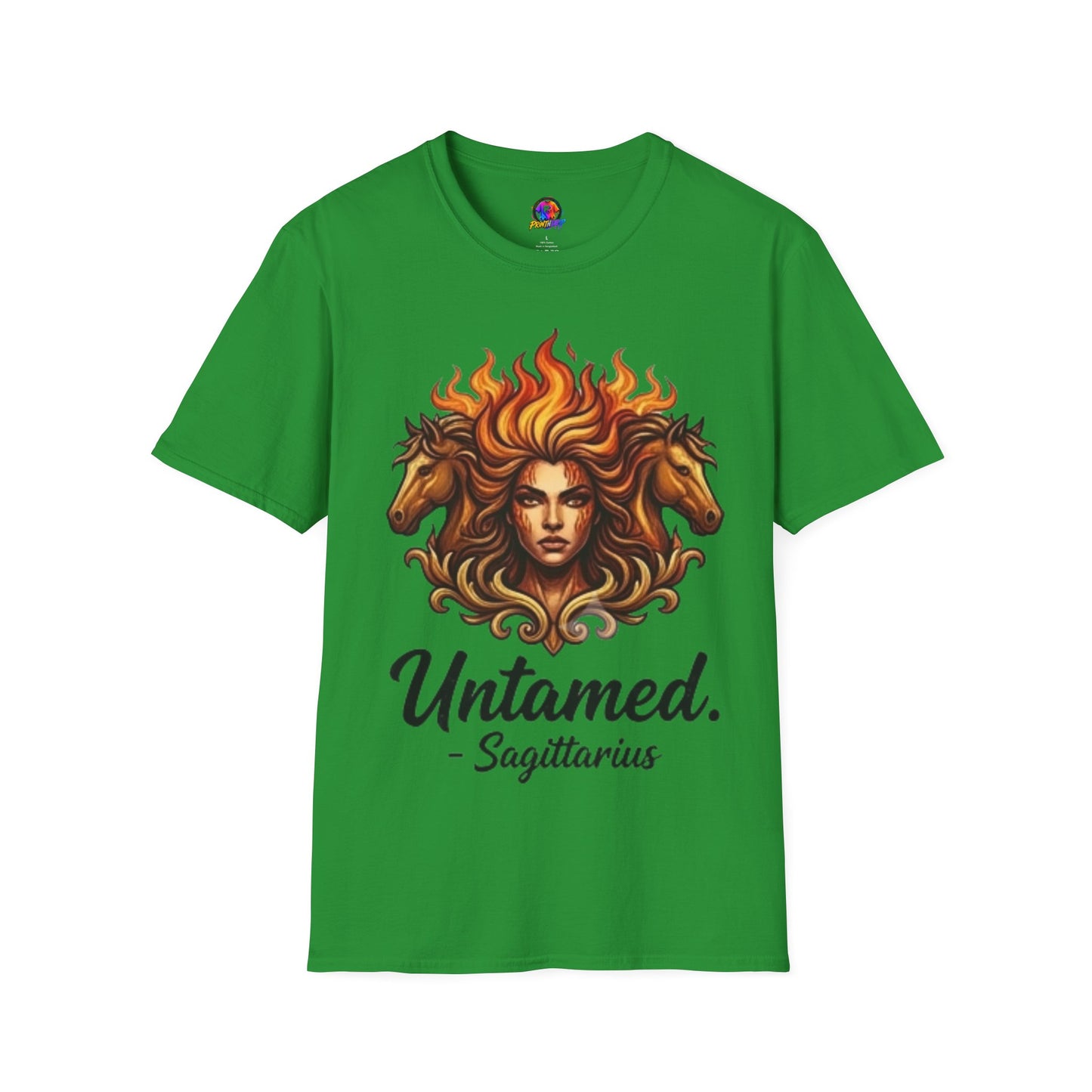 Sagittarius 'Untamed' Zodiac T-Shirt — Fiery Archer Astrology Tee